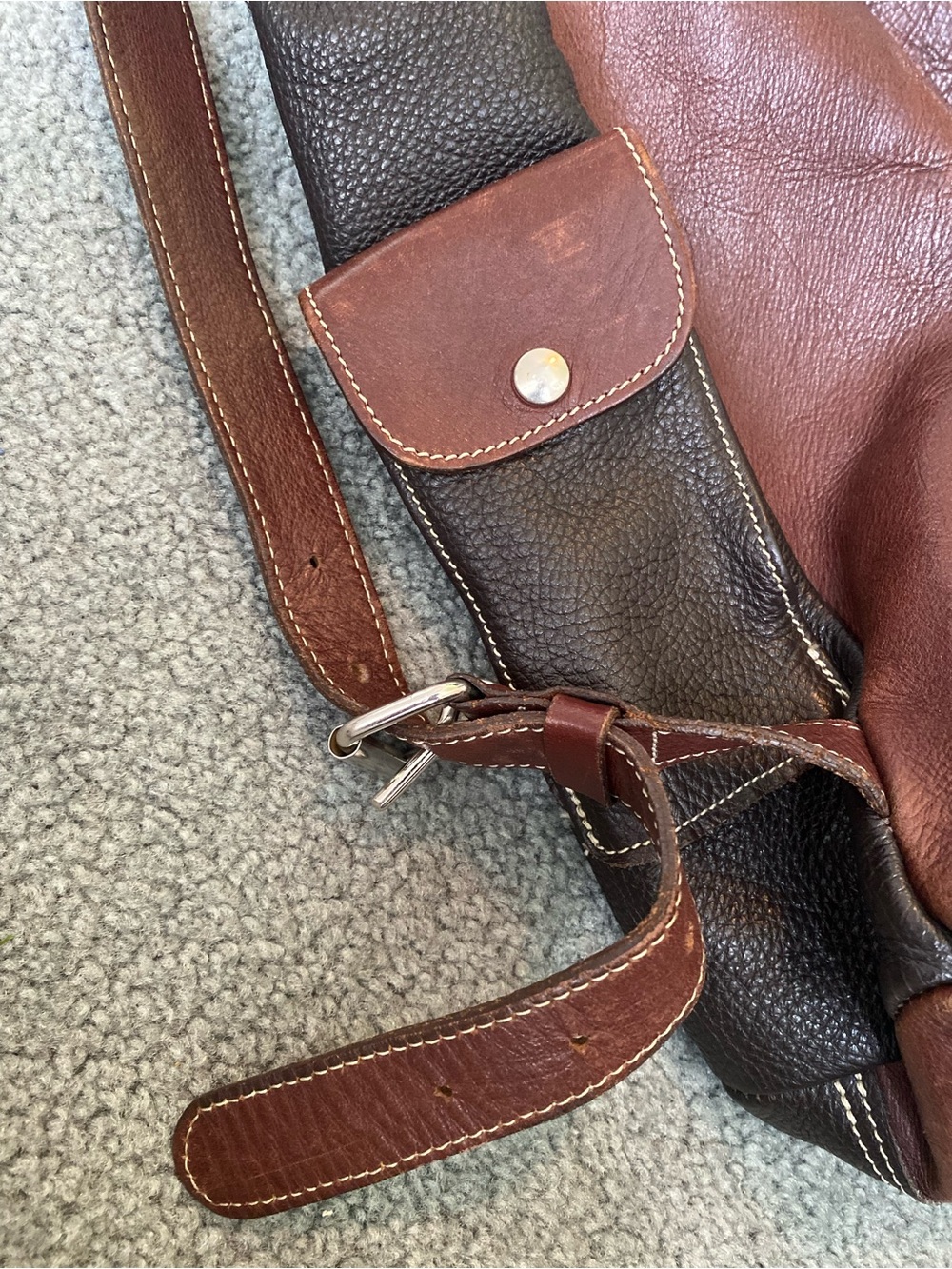 Vintage Roots Leather Backpack - Picture 4 of 9